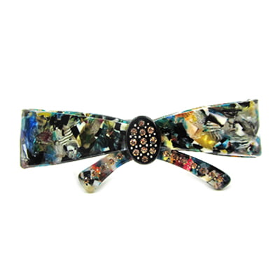 Ribbon Bow With Multicolor Clip