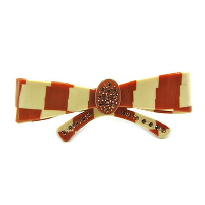 Ribbon Bow With Multicolor Clip