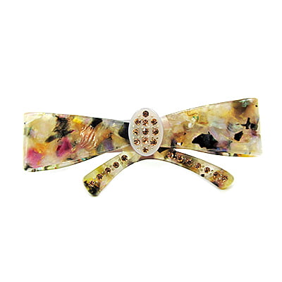 Ribbon Bow With Multicolor Clip