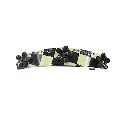 Classic French Barrettes - Black~White