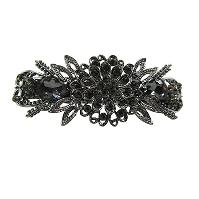 Floral French Barrette Party Wear Hair Clip