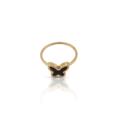 Anti-tarnish Finger Ring - Butterfly