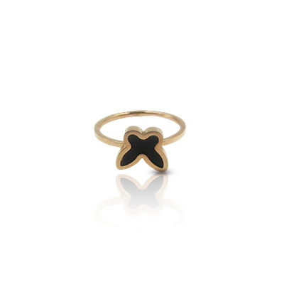 Anti-tarnish Finger Ring - Butterfly