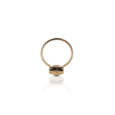 Anti-Tarnish Finger Ring - Hexagon