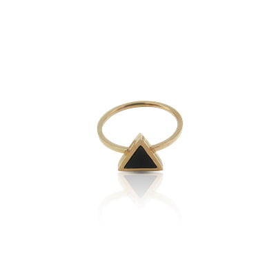 Anti-Tarnish Finger Ring - Triangle