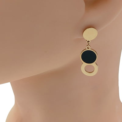 Anti-Tarnish Circle Stylish Earrings