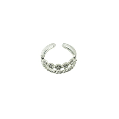 Fancy Finger Ring - Circled Link