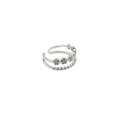 Fancy Finger Ring - Circled Link