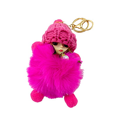 Dark Pink Baby Doll Gifting Key Chains