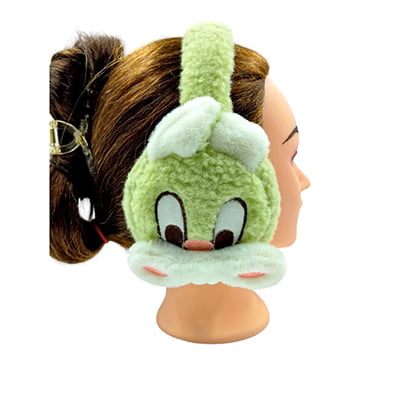 Cute Bunny Stylish Green Earmuff