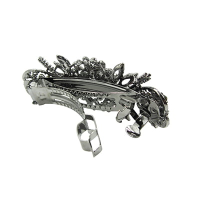 Floral French Barrette Party Wear Hair Clip