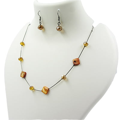 Single Layer Chain With Earrings