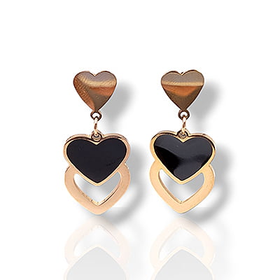 Anti-Tarnish Heartin Stylish Earrings