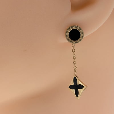 Anti-Tarnish Mold Plus Drop Earrings