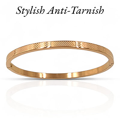 Anti Tarnish Dots Embellished Bracelet