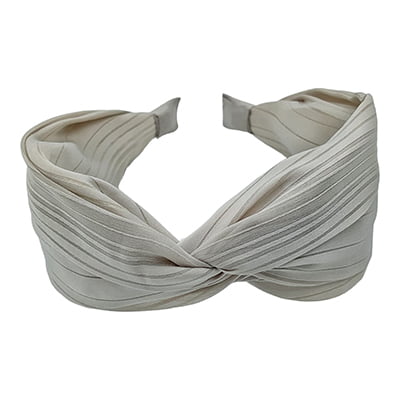 Stylish Grey Plain Knotted Headband