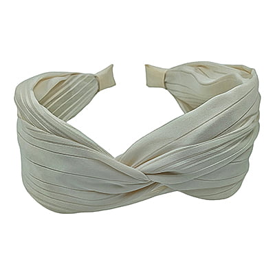 Stylish Heathered Grey Plain Knotted Headband