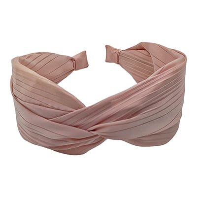 Stylish Reddish Grey Plain Knotted Headband