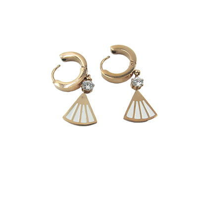 Anti Tarnish Earrings - Triangle